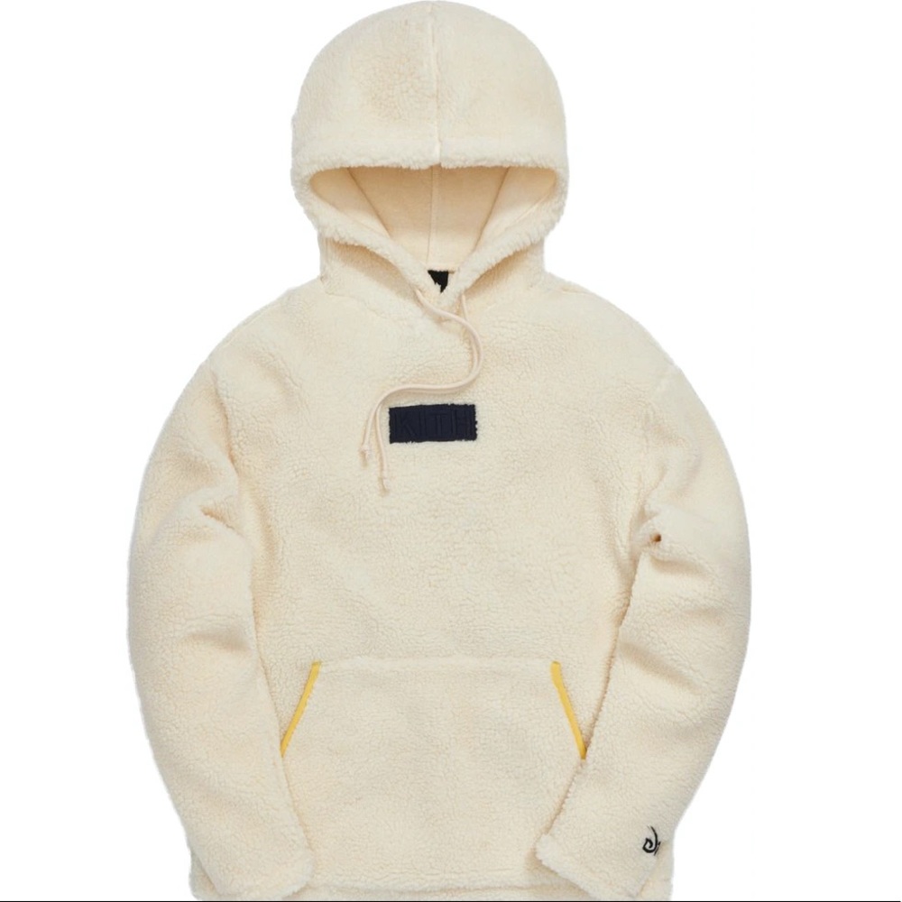 KITH x Disney Sherpa Hoodie Natural NWOT